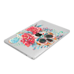 Lex Altern Hard Plastic MacBook Case Colorful Floral Skull