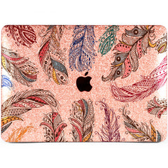 Lex Altern MacBook Glitter Case Amazing Feathers