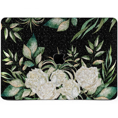 Lex Altern MacBook Glitter Case Beautiful White Roses