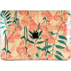 Lex Altern MacBook Glitter Case Watercolor Red Flowers