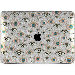 Lex Altern MacBook Glitter Case Eyes Pattern