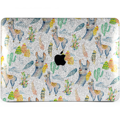 Lex Altern MacBook Glitter Case Gentle Llamas