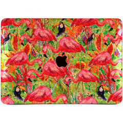 Lex Altern MacBook Glitter Case Tropical Birds