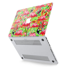 Lex Altern Hard Plastic MacBook Case Tropical Birds