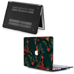 Lex Altern MacBook Glitter Case Classy Monstera Pattern