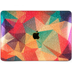 Lex Altern MacBook Glitter Case Colorful Geometric Print