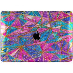 Lex Altern MacBook Glitter Case Pink Triangles