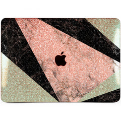 Lex Altern MacBook Glitter Case Marble Geometry