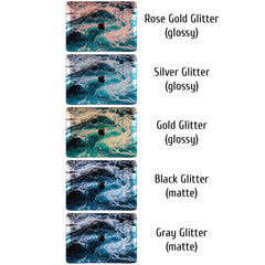 Lex Altern MacBook Glitter Case Sea Waves Theme