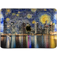 Lex Altern MacBook Glitter Case Night City Art