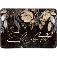 Lex Altern MacBook Glitter Case Watercolor Flowers