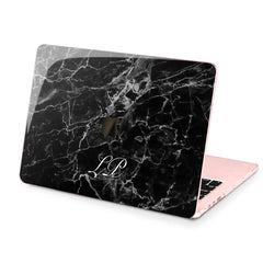 Lex Altern Hard Plastic MacBook Case Black Marble