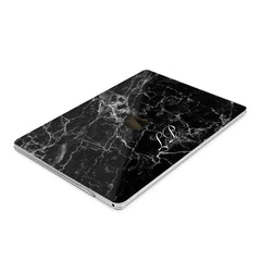 Lex Altern Hard Plastic MacBook Case Black Marble