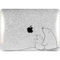 Lex Altern MacBook Glitter Case Polar Bears