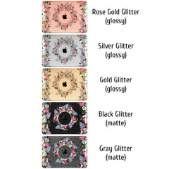 Lex Altern MacBook Glitter Case Flower Wreath