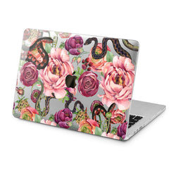 Lex Altern Lex Altern Peony Snakes Case for your Laptop Apple Macbook.