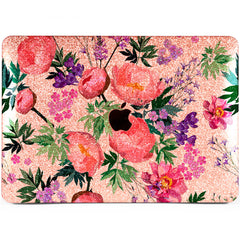 Lex Altern MacBook Glitter Case Peony Bouquets