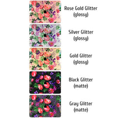 Lex Altern MacBook Glitter Case Peony Bouquets