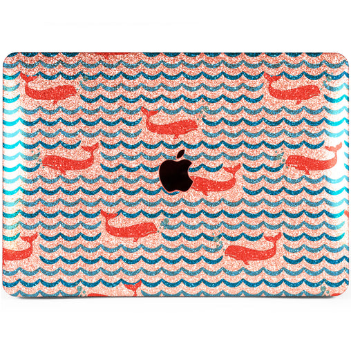 Lex Altern MacBook Glitter Case Kawaii Whale