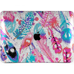 Lex Altern MacBook Glitter Case Pink Feathers