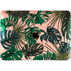 Lex Altern MacBook Glitter Case Monstera Pattern