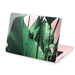 Lex Altern Hard Plastic MacBook Case Green Leaves