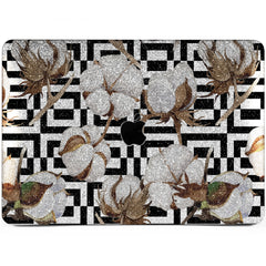 Lex Altern MacBook Glitter Case Cotton Flowers