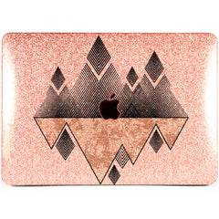 Lex Altern MacBook Glitter Case Geometric Mountains