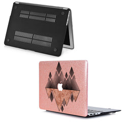 Lex Altern MacBook Glitter Case Geometric Mountains