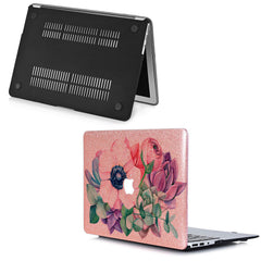 Lex Altern MacBook Glitter Case Pastel Flowers