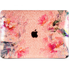 Lex Altern MacBook Glitter Case Peony Watercolor