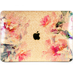 Lex Altern MacBook Glitter Case Peony Watercolor