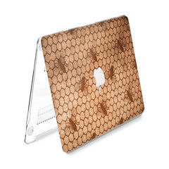 Lex Altern Hard Plastic MacBook Case Wooden Honeycombs