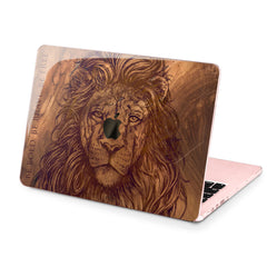 Lex Altern Hard Plastic MacBook Case Carved Lion