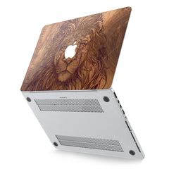 Lex Altern Hard Plastic MacBook Case Carved Lion