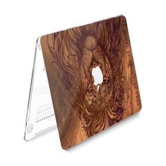 Lex Altern Hard Plastic MacBook Case Carved Lion