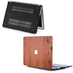 Lex Altern MacBook Glitter Case Wood Pattern