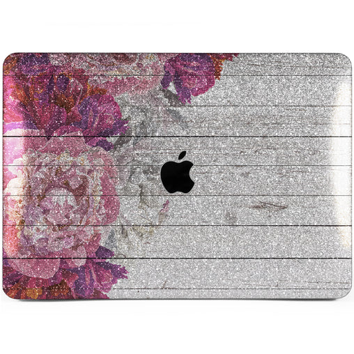 Lex Altern MacBook Glitter Case Peony Planks