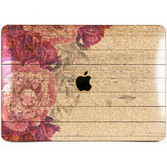 Lex Altern MacBook Glitter Case Peony Planks