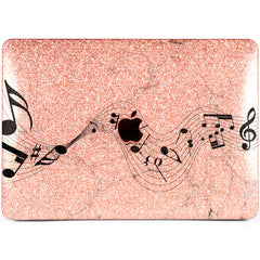 Lex Altern MacBook Glitter Case Marble Music