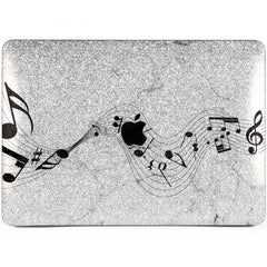 Lex Altern MacBook Glitter Case Marble Music