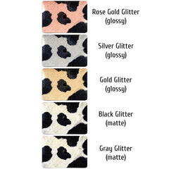 Lex Altern MacBook Glitter Case Cow Print