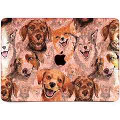 Lex Altern MacBook Glitter Case Happy Dogs