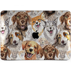 Lex Altern MacBook Glitter Case Happy Dogs