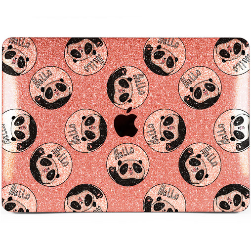 Lex Altern MacBook Glitter Case Cute Panda