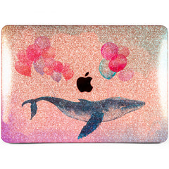 Lex Altern MacBook Glitter Case Flying Whale