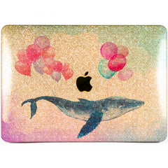 Lex Altern MacBook Glitter Case Flying Whale