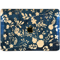 Lex Altern MacBook Glitter Case Blue Pattern