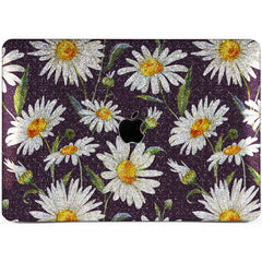 Lex Altern MacBook Glitter Case Daisies Pattern