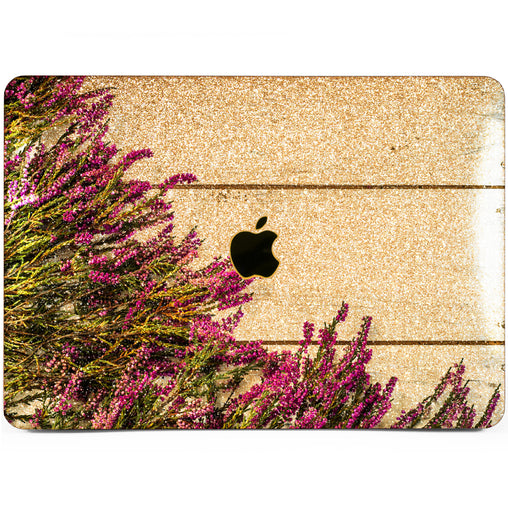 Lex Altern MacBook Glitter Case Lavender Print